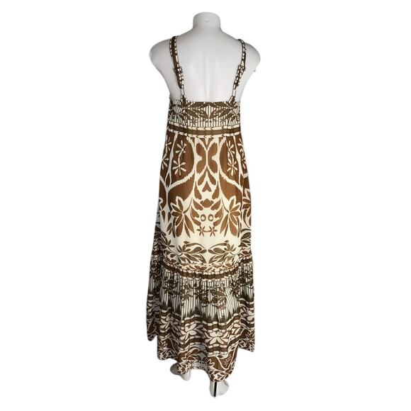 Anthropologie Vineet Bahl Printed Halter Keyhole  Maxi Dress Size XS BNWT - Picture 7 of 14